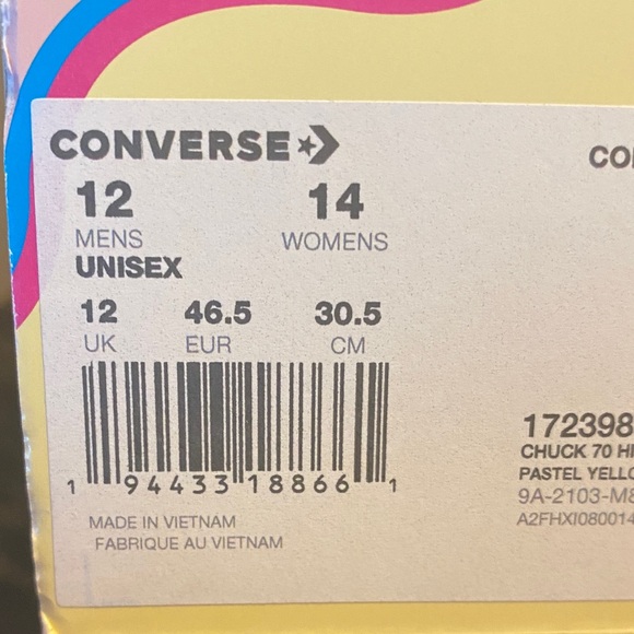 Converse Chuck Taylor Golf Le Fleur Yellow Flame - used - Picture 10 of 11